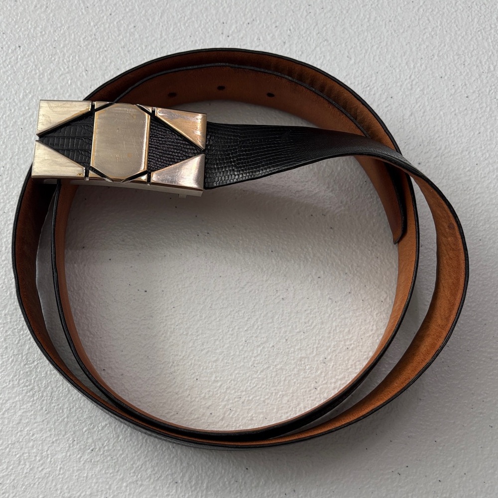 Lizard Cowhide Belt made by Blach’s - Size 38